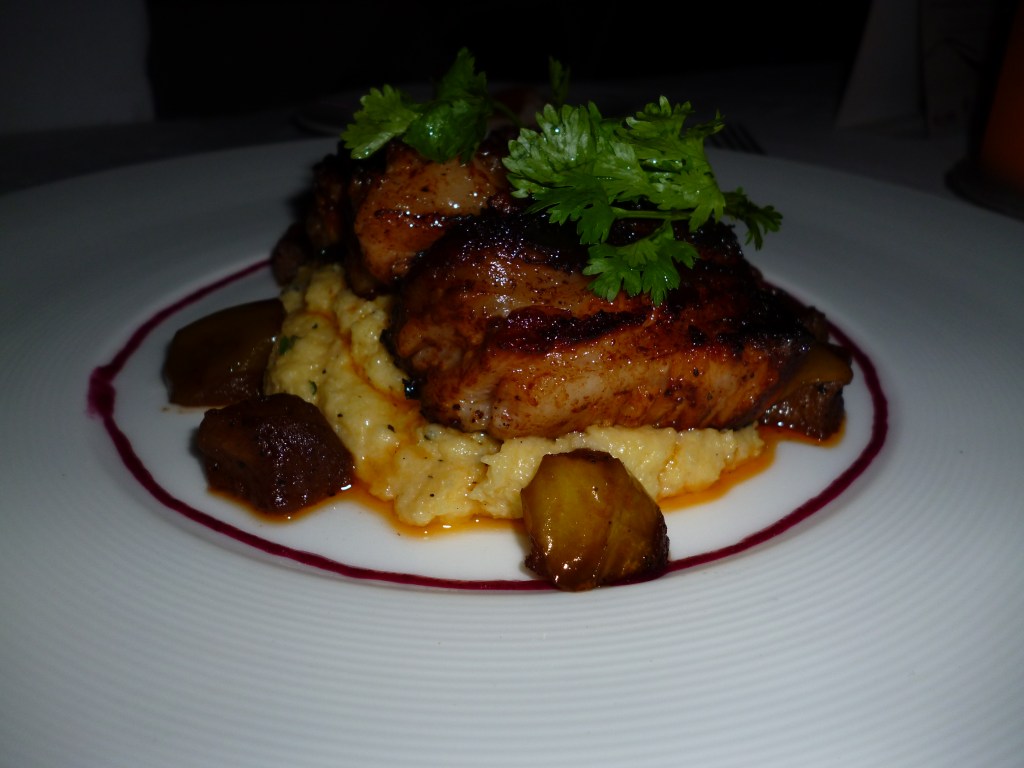 Why yes, that is pork belly and polenta