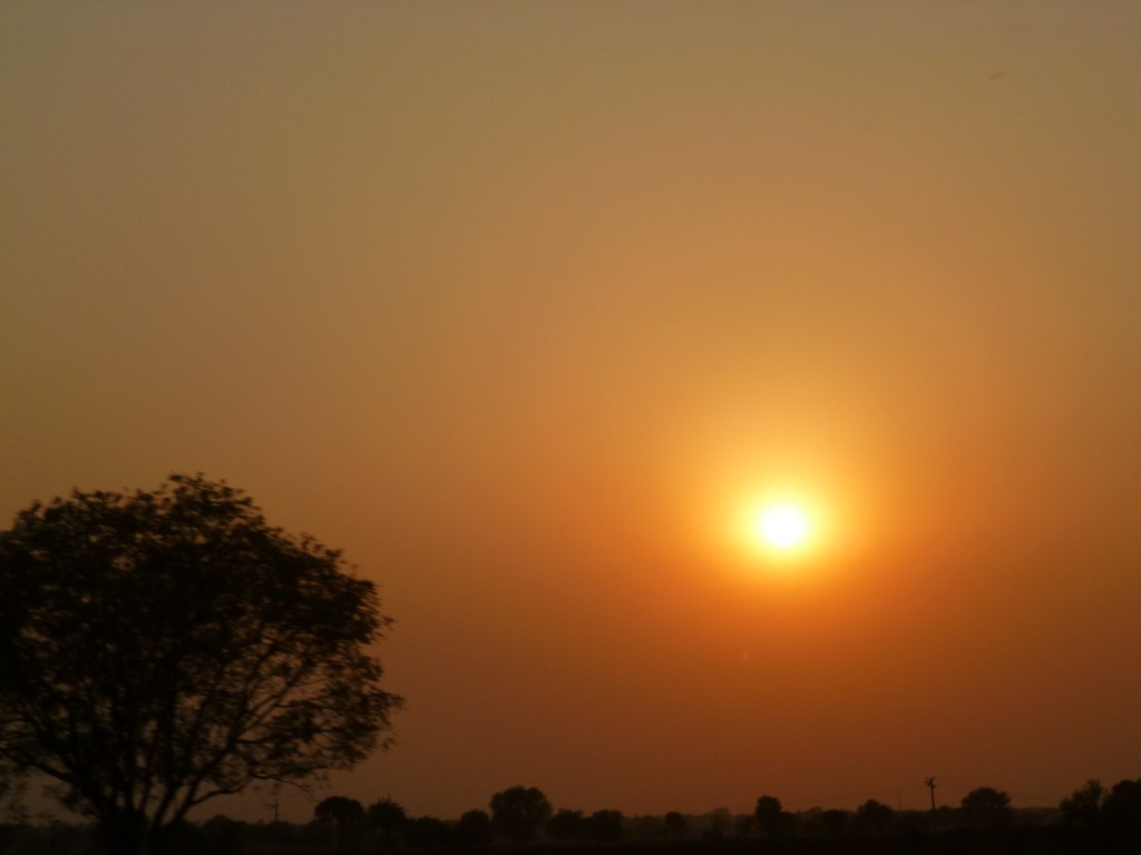 sunset on the way home